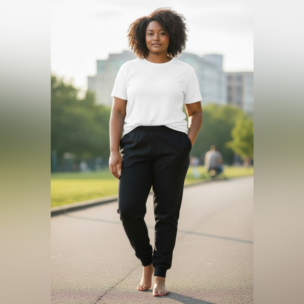 New York & Company Black Jogger Slacks/Pants